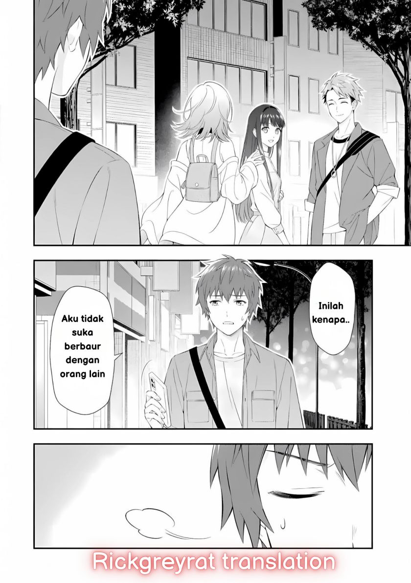 Toumei na Yoru ni Kakeru-kun to, Me ni Mienai Koi wo Shita. Chapter 1 - halaman 21
