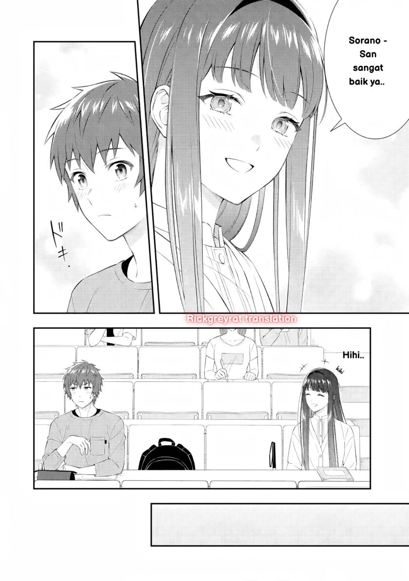 Toumei na Yoru ni Kakeru-kun to, Me ni Mienai Koi wo Shita. Chapter 1 - halaman 43