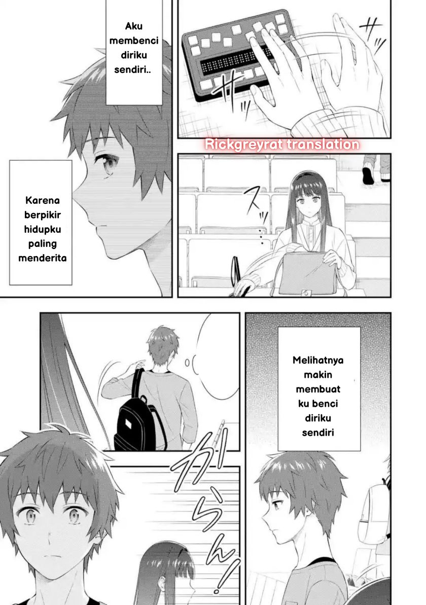 Toumei na Yoru ni Kakeru-kun to, Me ni Mienai Koi wo Shita. Chapter 1 - halaman 46