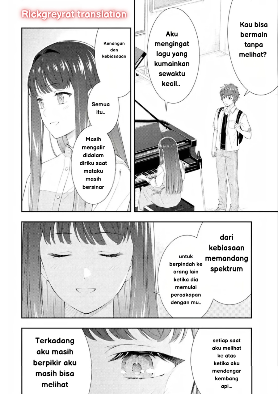 Toumei na Yoru ni Kakeru-kun to, Me ni Mienai Koi wo Shita. Chapter 2 - halaman 22