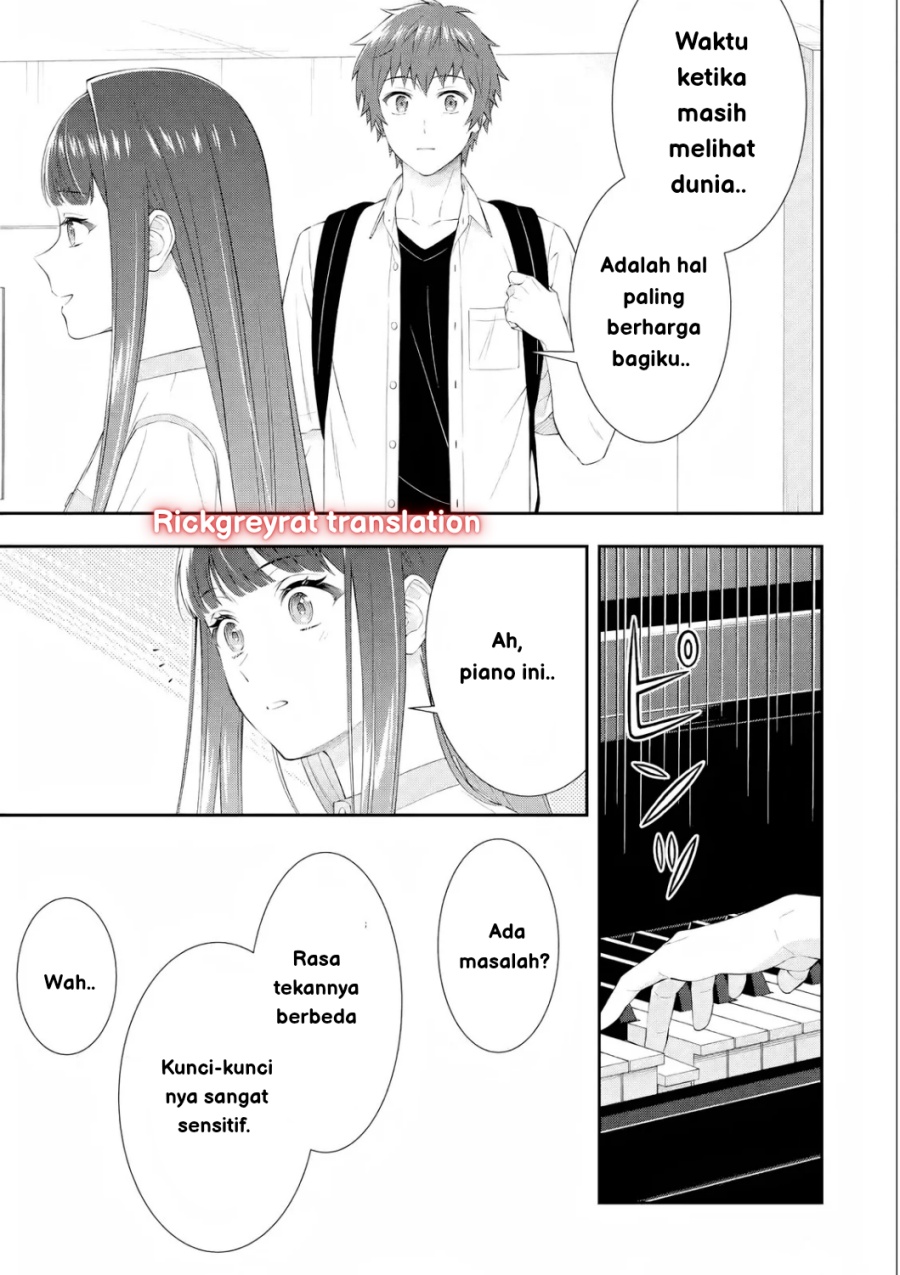 Toumei na Yoru ni Kakeru-kun to, Me ni Mienai Koi wo Shita. Chapter 2 - halaman 23
