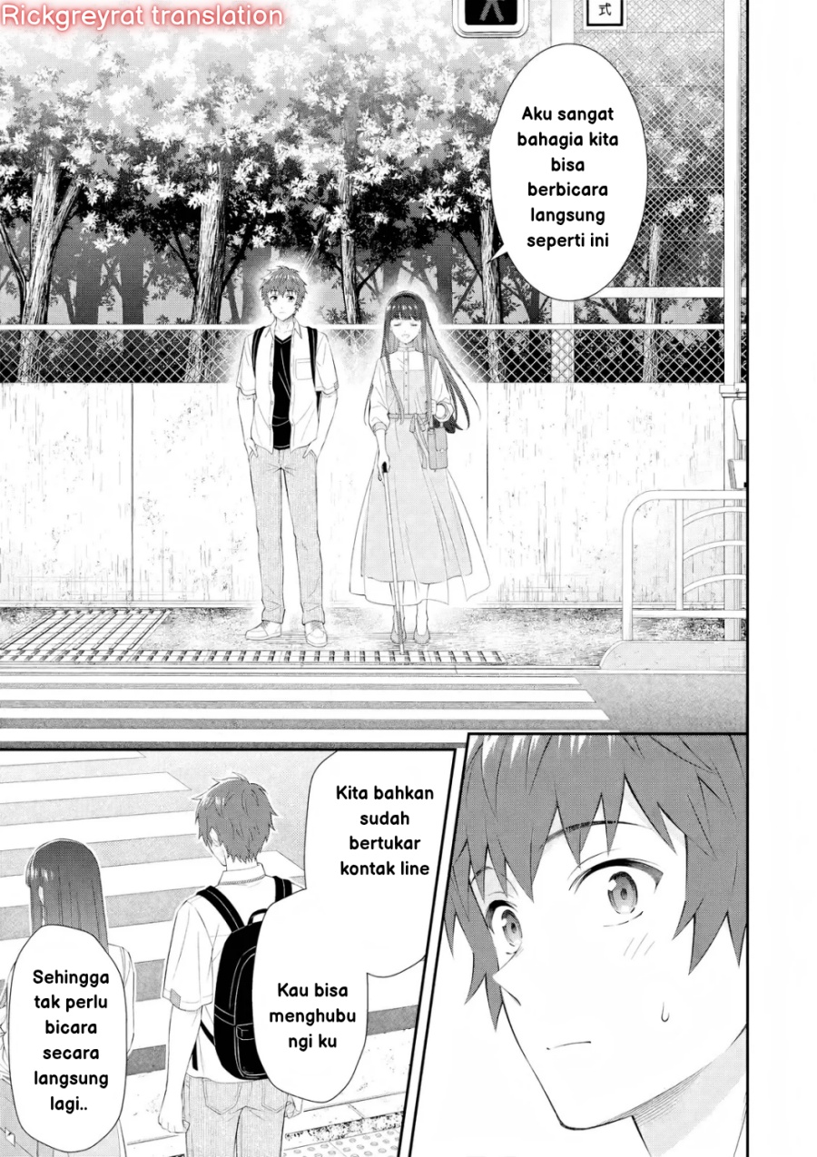 Toumei na Yoru ni Kakeru-kun to, Me ni Mienai Koi wo Shita. Chapter 2 - halaman 36