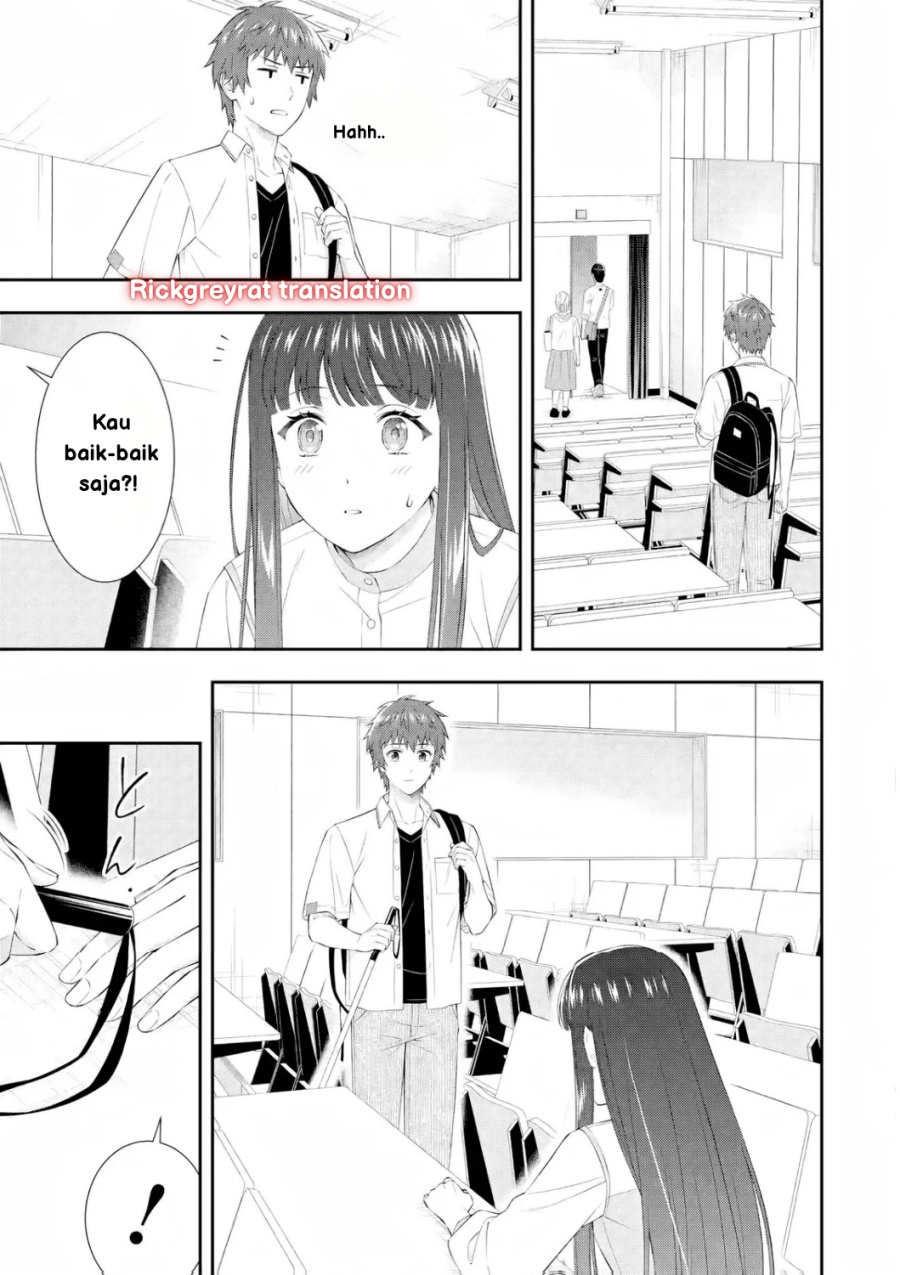 Toumei na Yoru ni Kakeru-kun to, Me ni Mienai Koi wo Shita. Chapter 2 - halaman 9