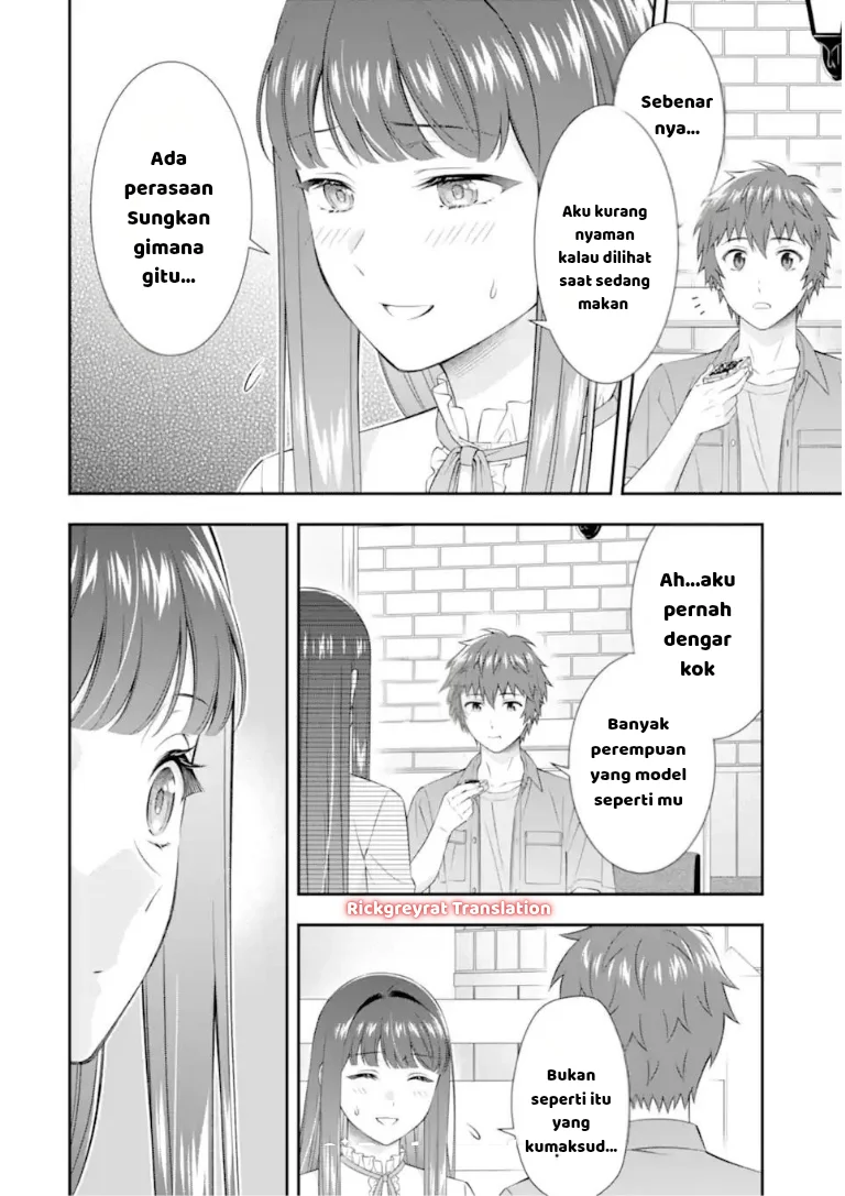 Toumei na Yoru ni Kakeru-kun to, Me ni Mienai Koi wo Shita. Chapter 4.2 - halaman 5