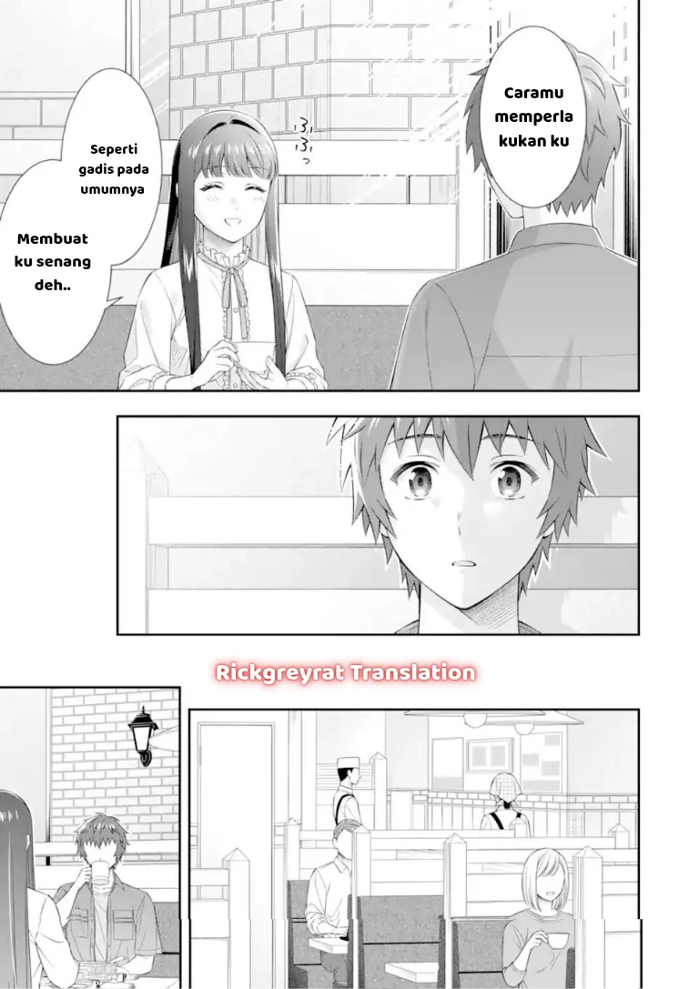 Toumei na Yoru ni Kakeru-kun to, Me ni Mienai Koi wo Shita. Chapter 4.2 - halaman 6