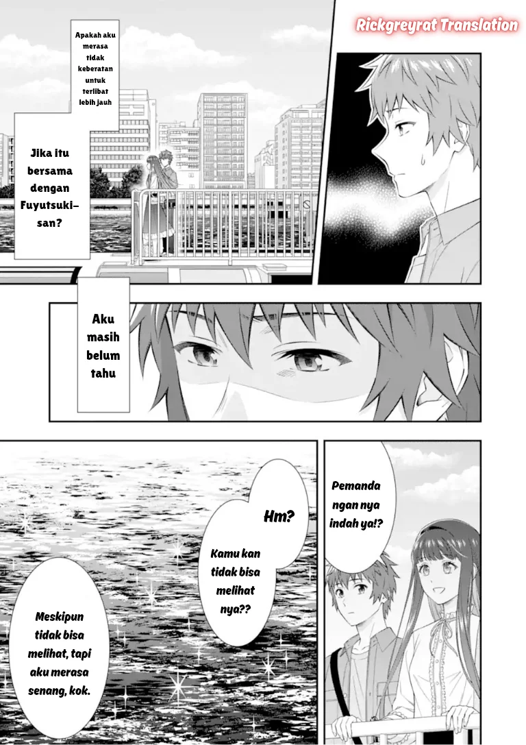 Toumei na Yoru ni Kakeru-kun to, Me ni Mienai Koi wo Shita. Chapter 4.3 - halaman 10