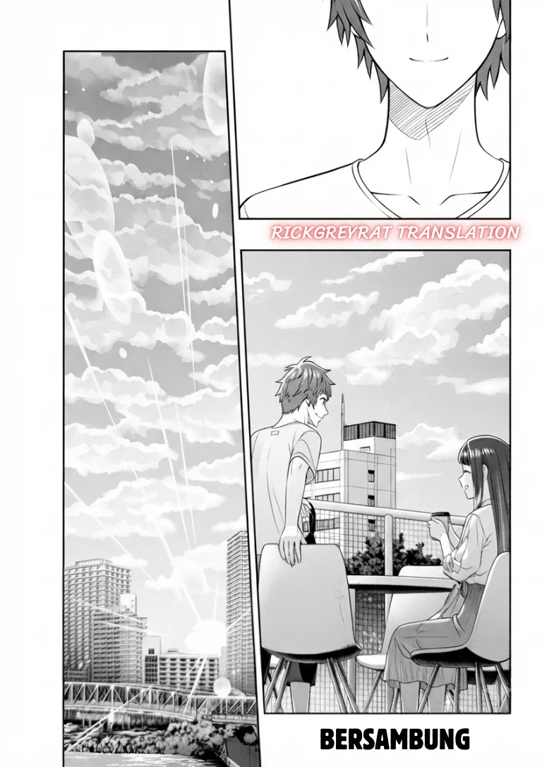 Toumei na Yoru ni Kakeru-kun to, Me ni Mienai Koi wo Shita. Chapter 5.2 - halaman 12