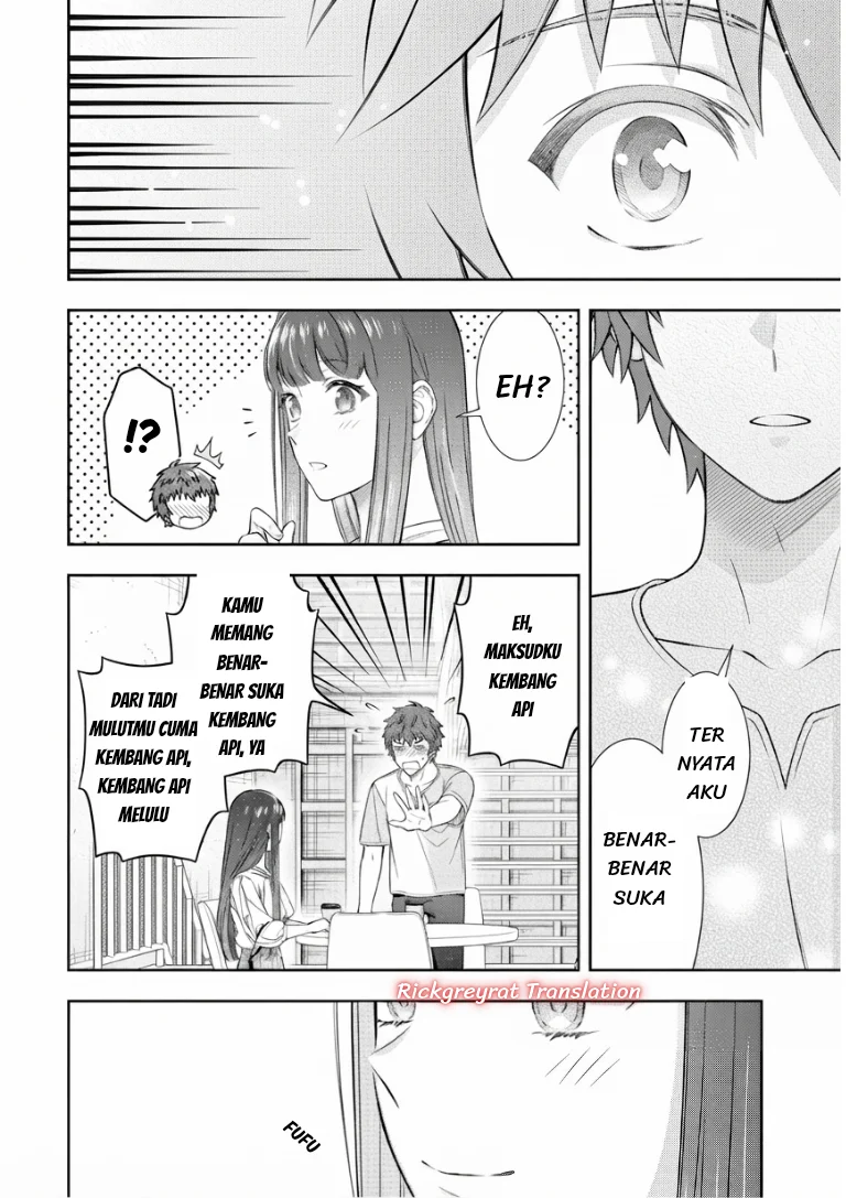 Toumei na Yoru ni Kakeru-kun to, Me ni Mienai Koi wo Shita. Chapter 6 - halaman 12