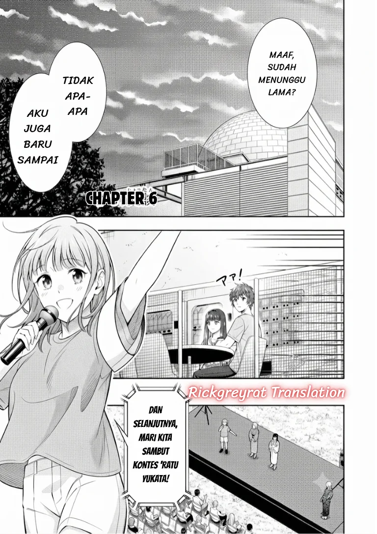 Toumei na Yoru ni Kakeru-kun to, Me ni Mienai Koi wo Shita. Chapter 6 - halaman 2