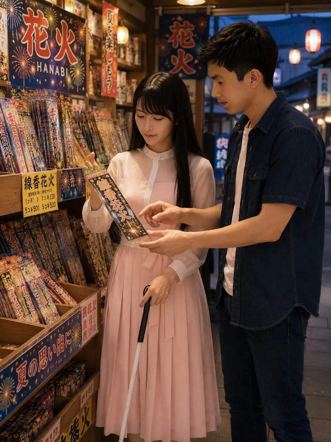 Toumei na Yoru ni Kakeru-kun to, Me ni Mienai Koi wo Shita. Chapter 6 - halaman 50