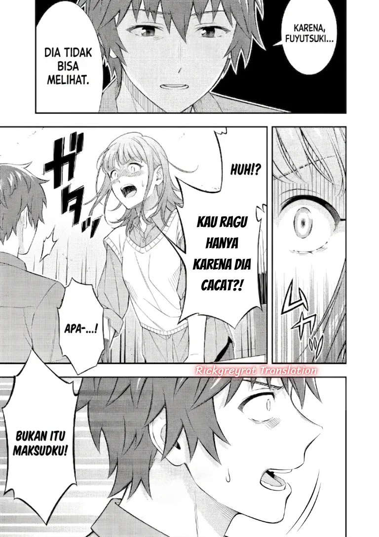 Toumei na Yoru ni Kakeru-kun to, Me ni Mienai Koi wo Shita. Chapter 7 - halaman 13