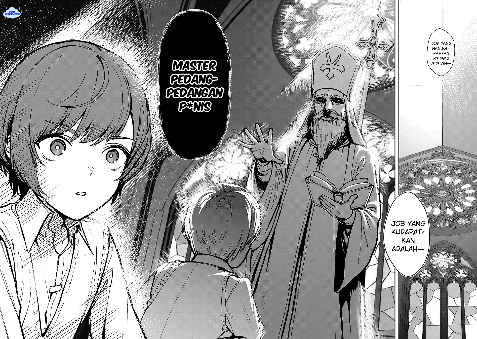 Tousan wa "Kensei", Kaasan wa "Kenshin", Boku wa "Ochinp〇 Chanbara Master" Chapter 1 - halaman 12