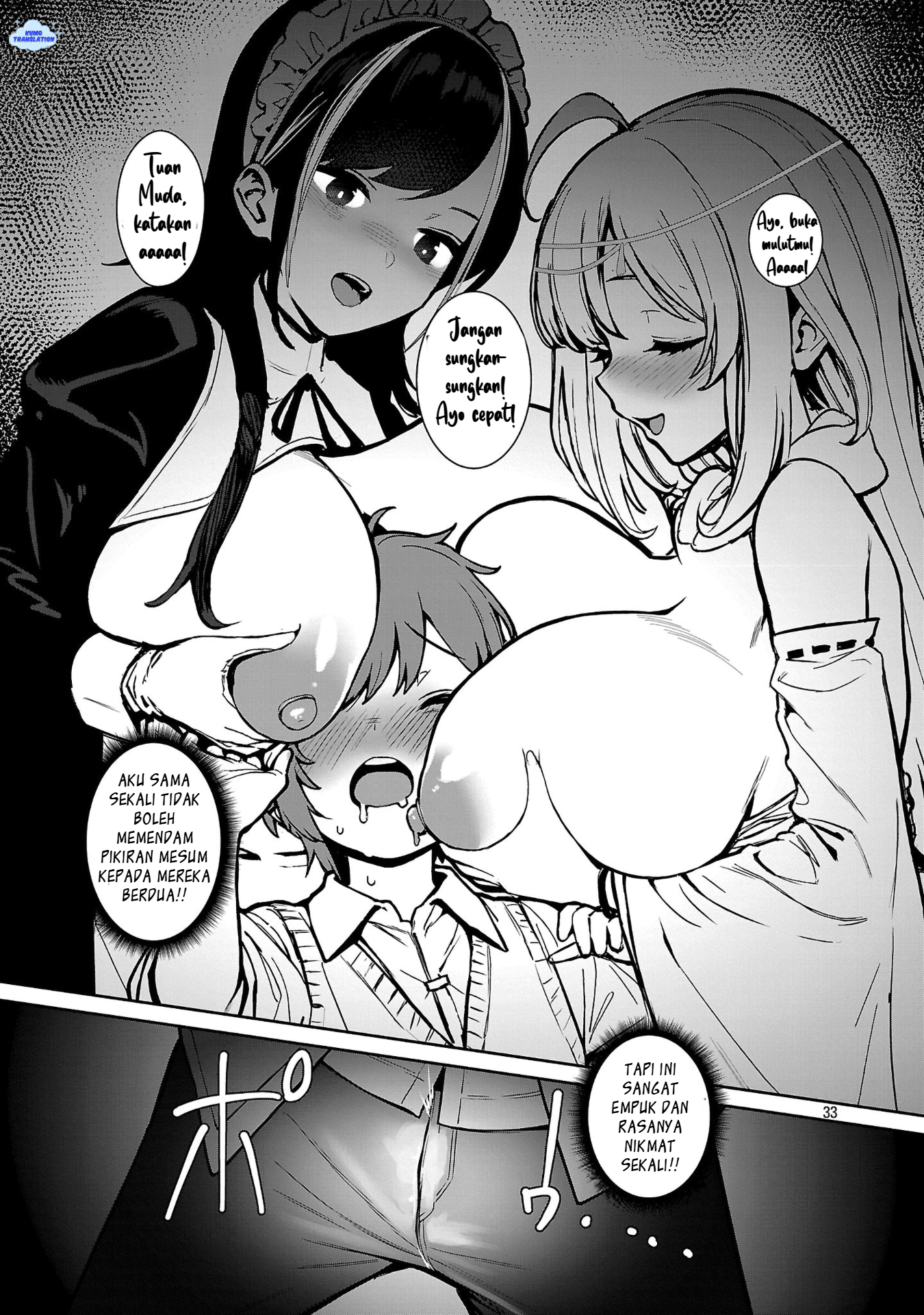 Tousan wa "Kensei", Kaasan wa "Kenshin", Boku wa "Ochinp〇 Chanbara Master" Chapter 1 - halaman 38