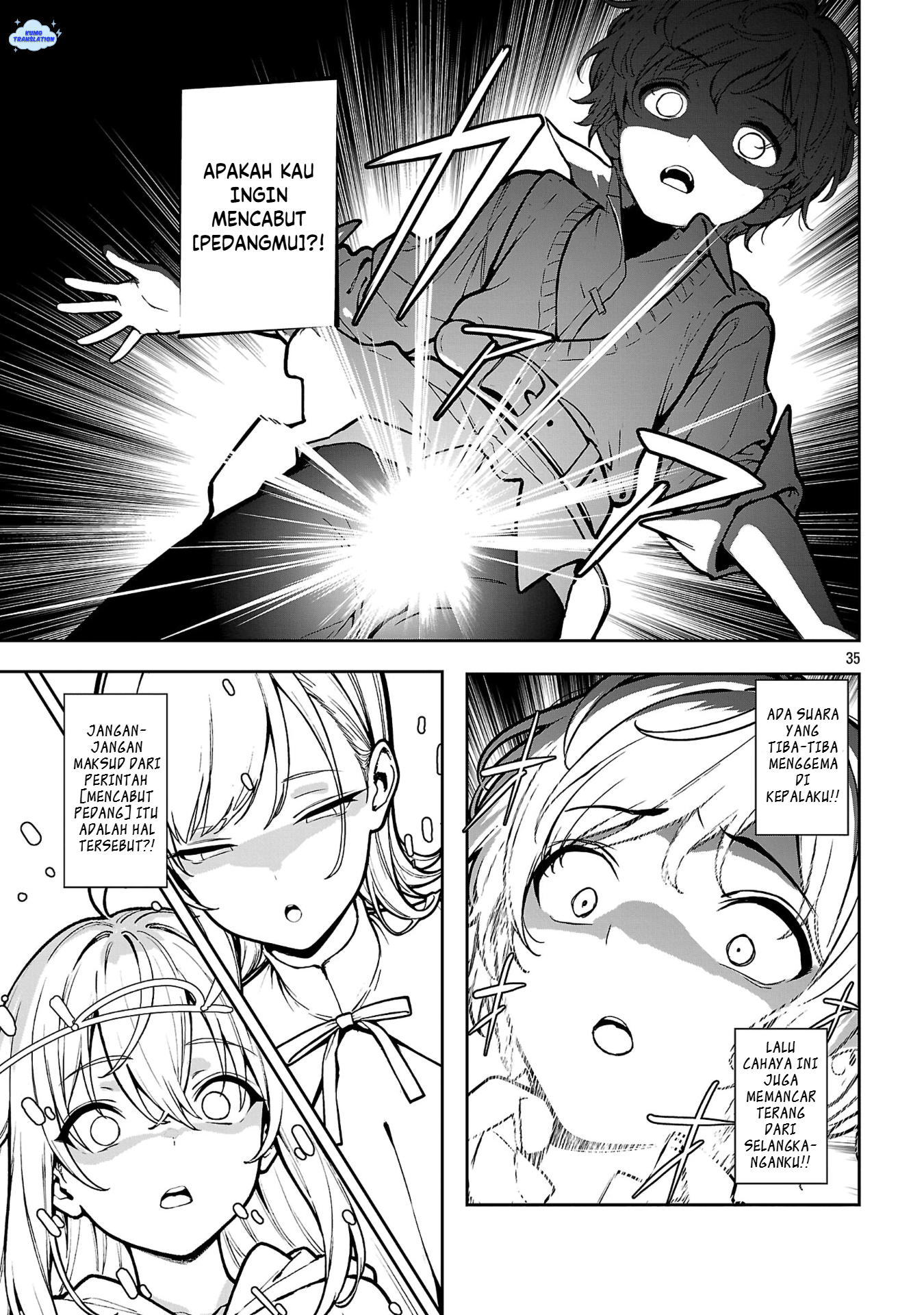 Tousan wa "Kensei", Kaasan wa "Kenshin", Boku wa "Ochinp〇 Chanbara Master" Chapter 1 - halaman 40