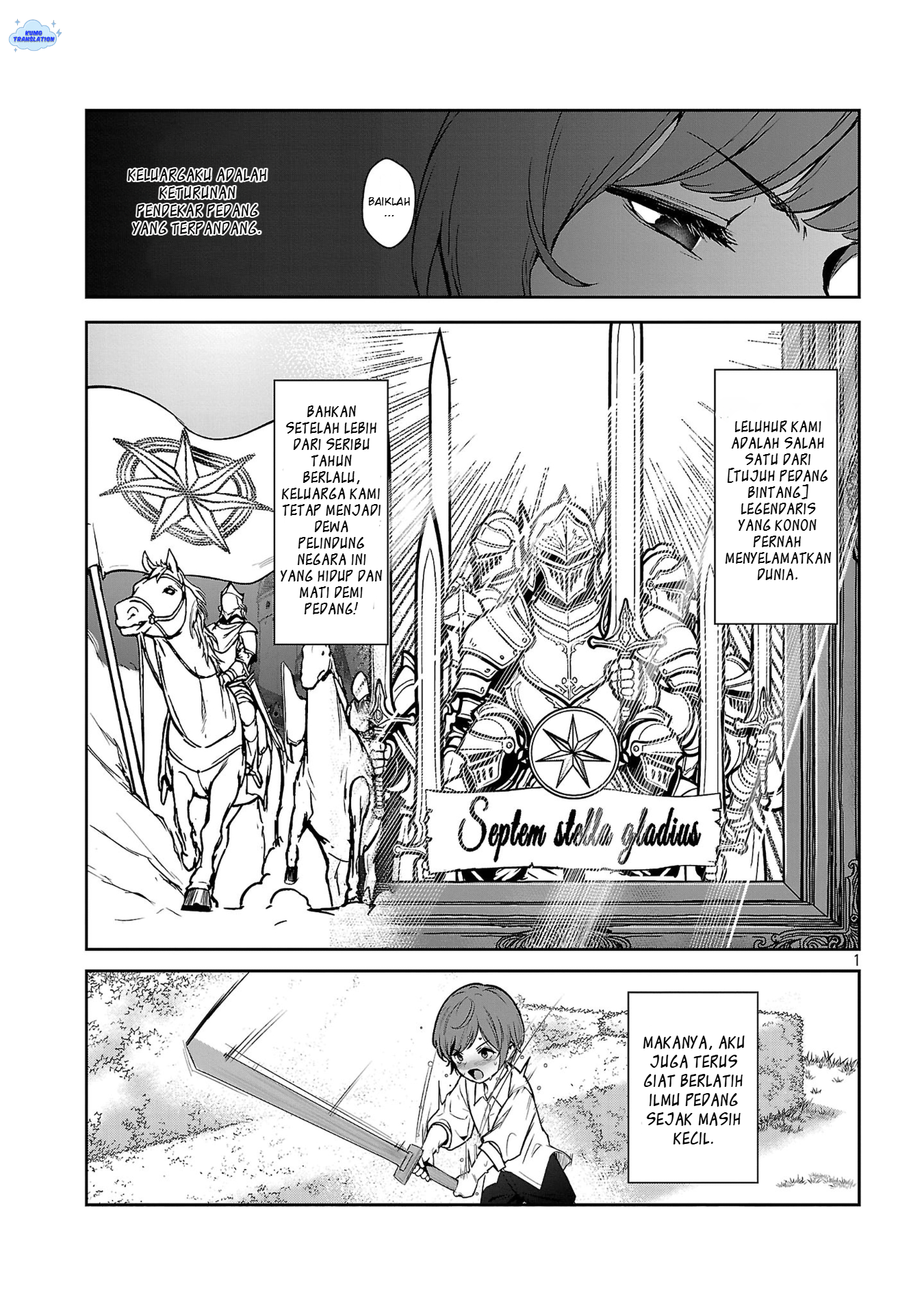 Tousan wa "Kensei", Kaasan wa "Kenshin", Boku wa "Ochinp〇 Chanbara Master" Chapter 1 - halaman 7