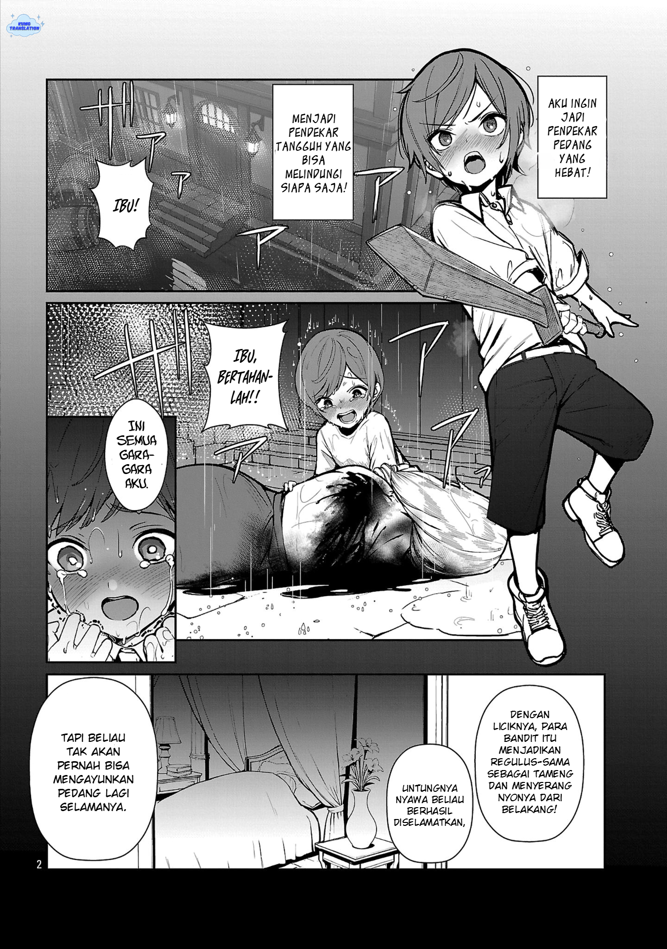 Tousan wa "Kensei", Kaasan wa "Kenshin", Boku wa "Ochinp〇 Chanbara Master" Chapter 1 - halaman 8