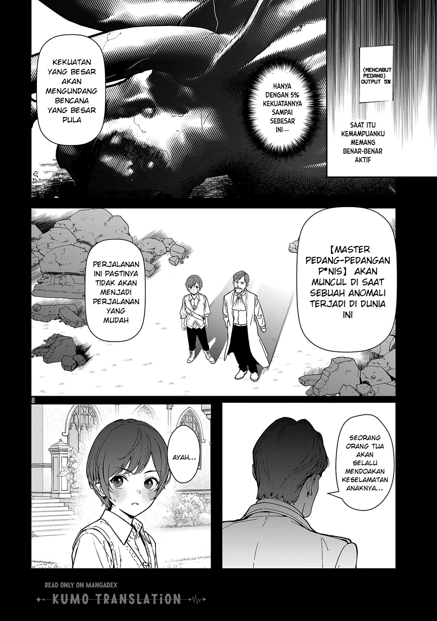 Tousan wa "Kensei", Kaasan wa "Kenshin", Boku wa "Ochinp〇 Chanbara Master" Chapter 2 - halaman 11