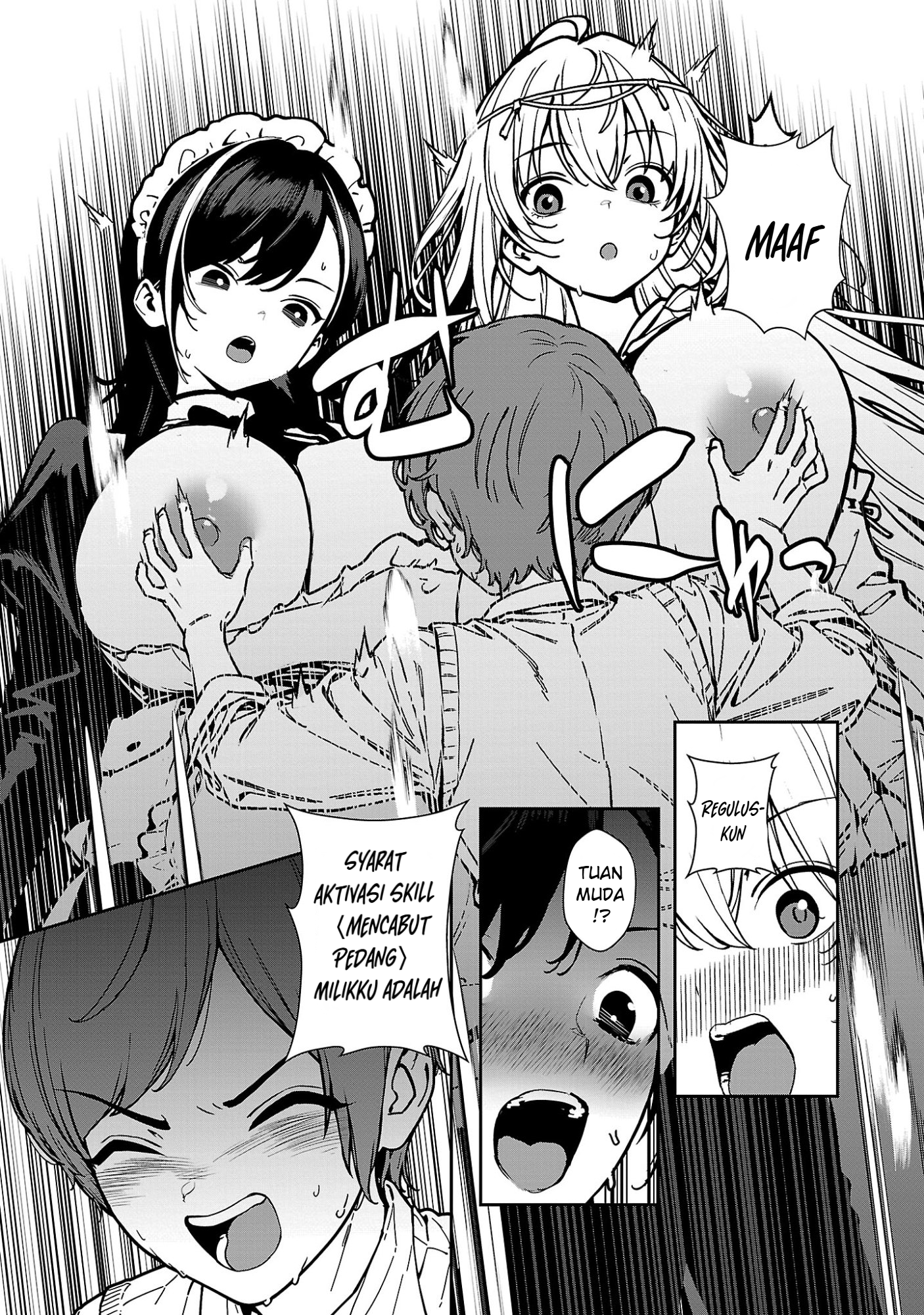 Tousan wa "Kensei", Kaasan wa "Kenshin", Boku wa "Ochinp〇 Chanbara Master" Chapter 2 - halaman 30