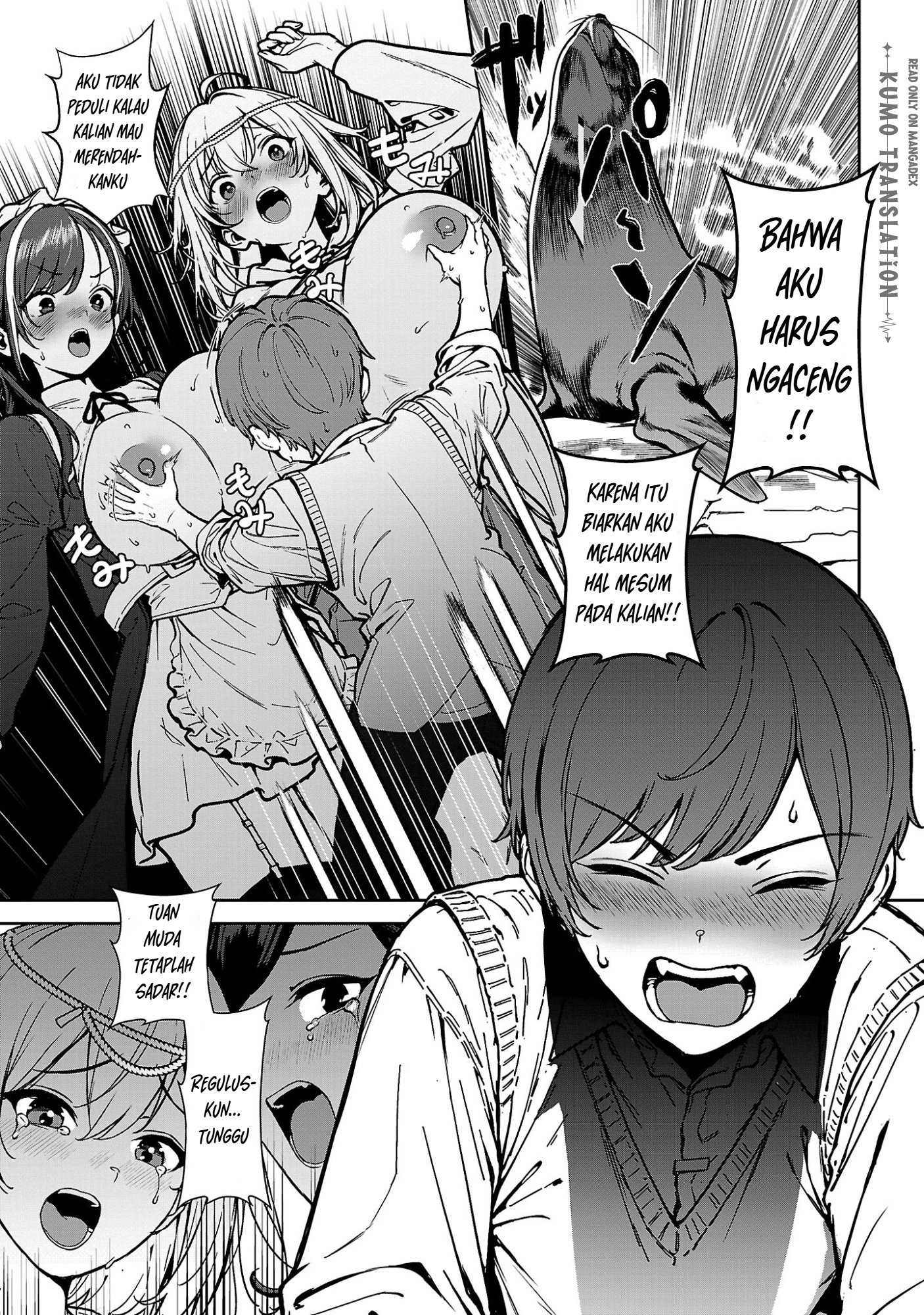 Tousan wa "Kensei", Kaasan wa "Kenshin", Boku wa "Ochinp〇 Chanbara Master" Chapter 2 - halaman 31