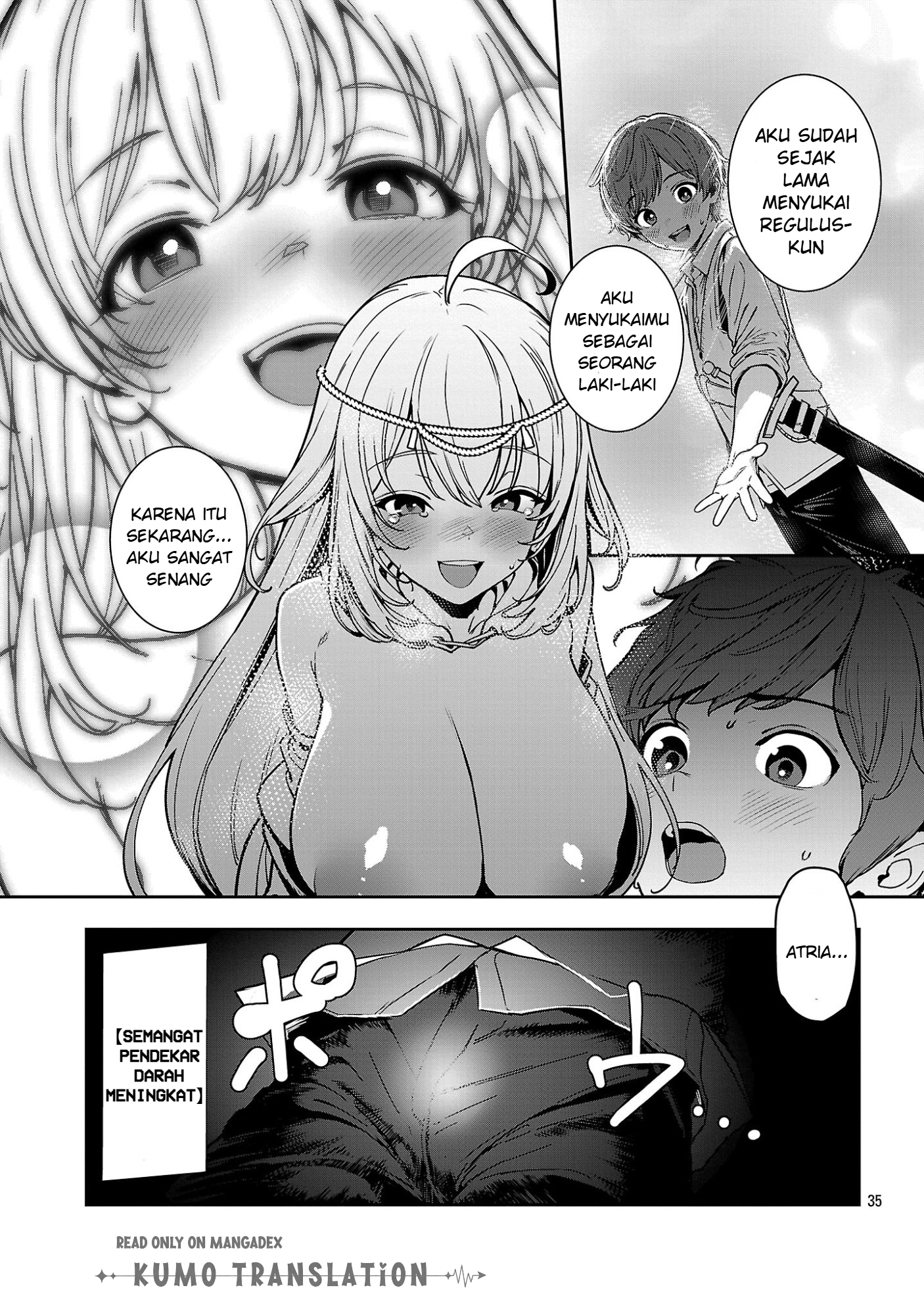 Tousan wa "Kensei", Kaasan wa "Kenshin", Boku wa "Ochinp〇 Chanbara Master" Chapter 2 - halaman 37