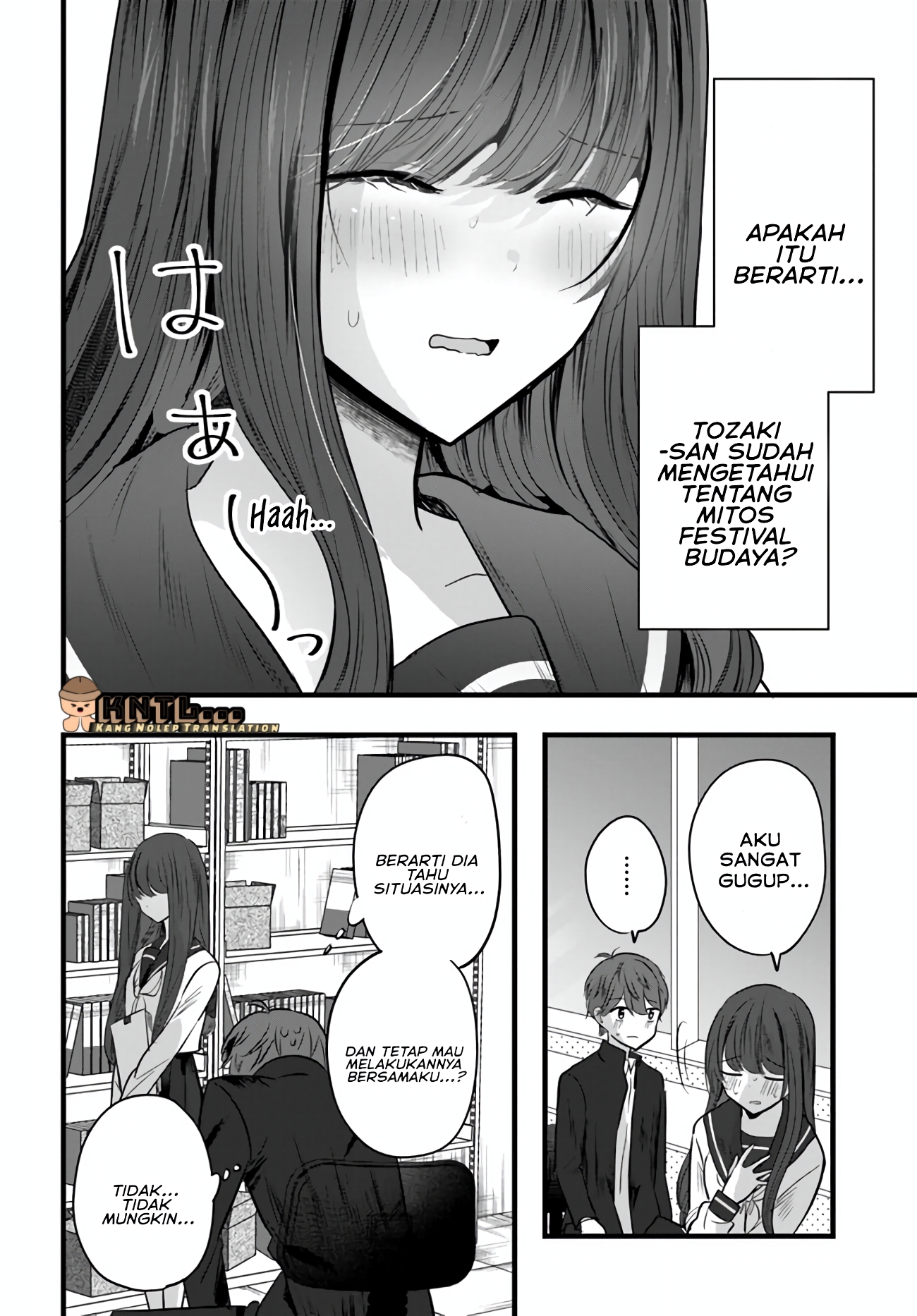Tozaki-san wa Boku ni dake Tsumetai Chapter 10 - halaman 21