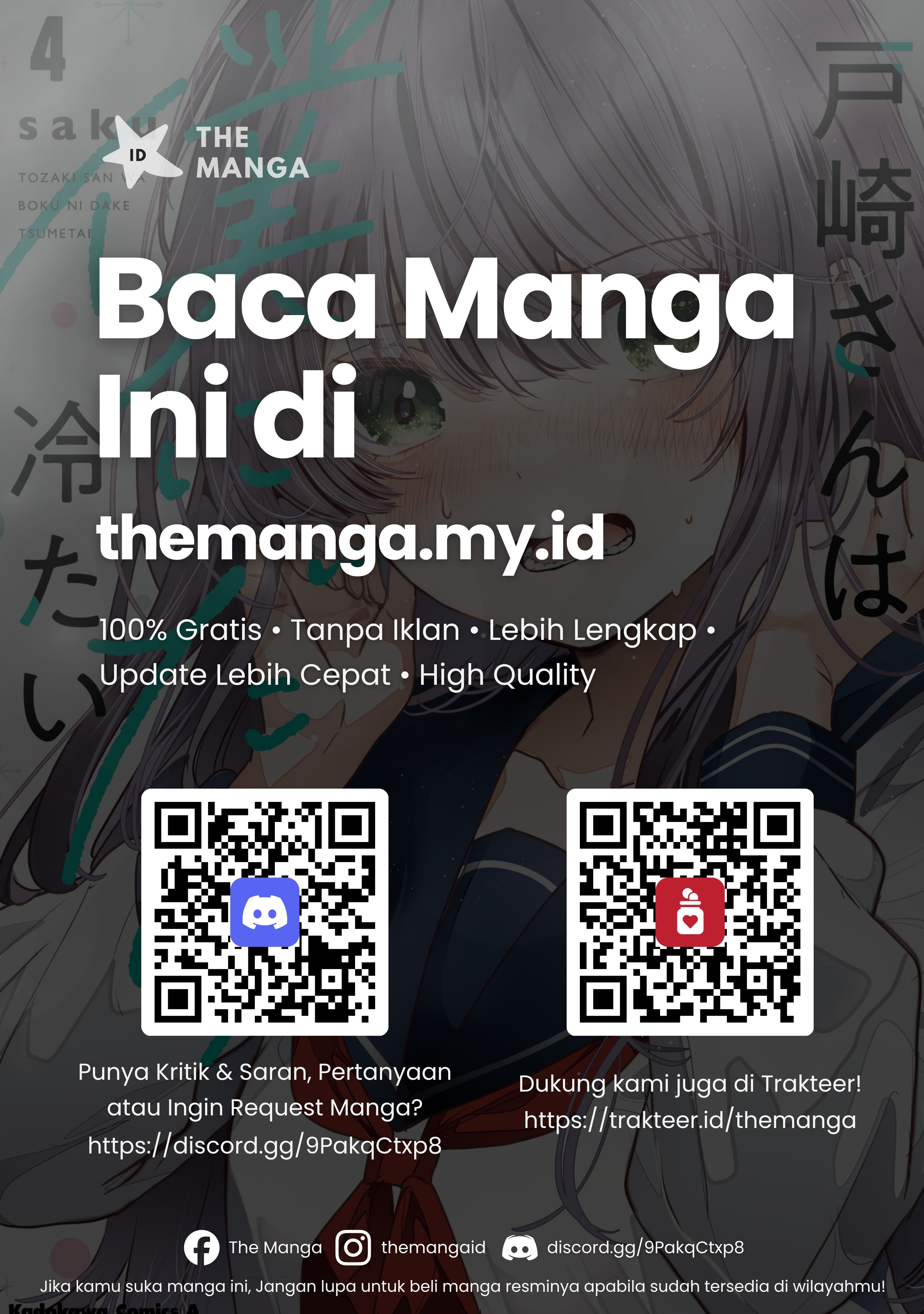 Tozaki-san wa Boku ni dake Tsumetai Chapter 13 - halaman 26