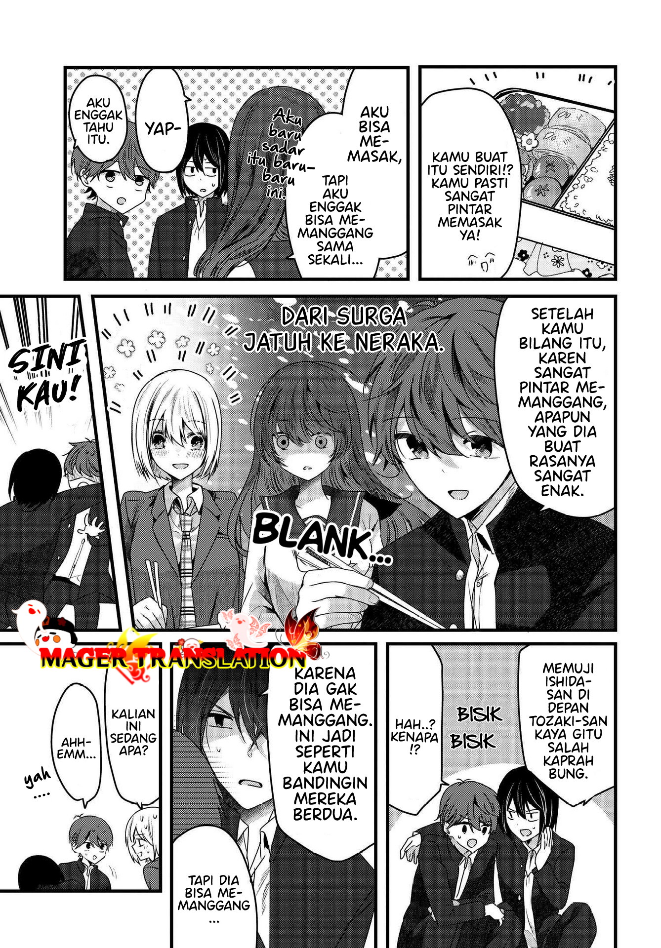 Tozaki-san wa Boku ni dake Tsumetai Chapter 6 - halaman 14