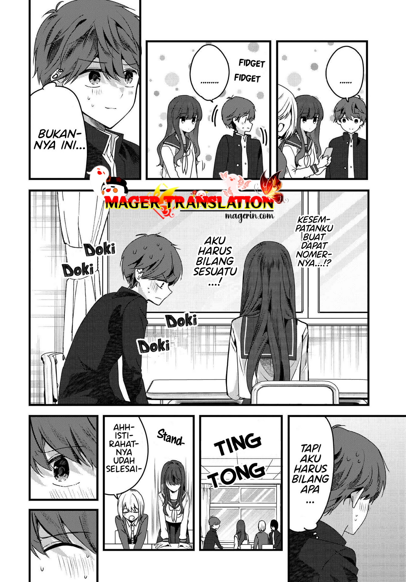 Tozaki-san wa Boku ni dake Tsumetai Chapter 6 - halaman 19