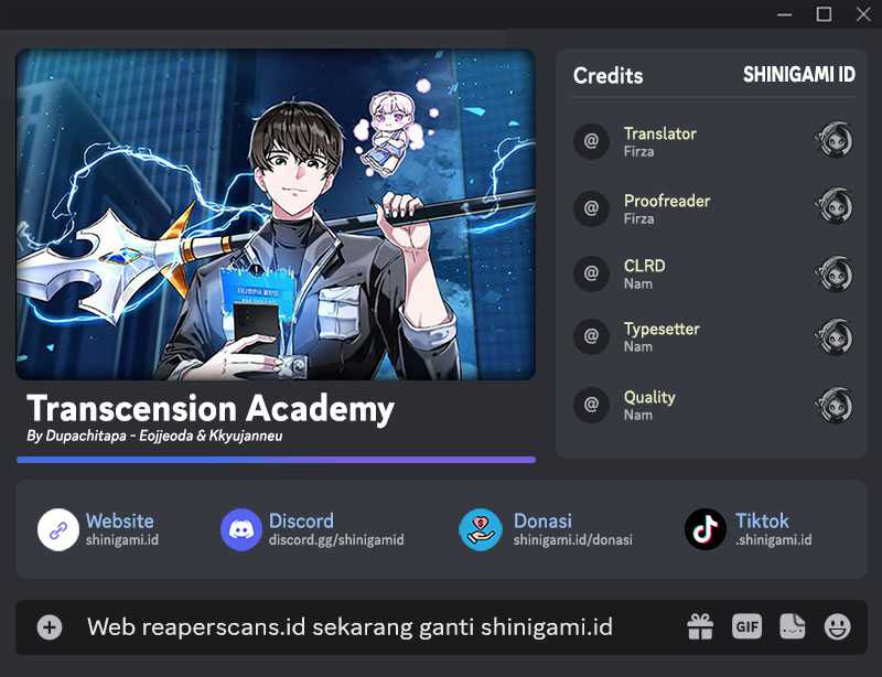 Transcension Academy Chapter 44 - halaman 1