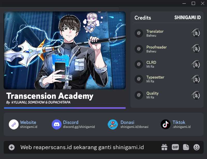 Transcension Academy Chapter 47 - halaman 1
