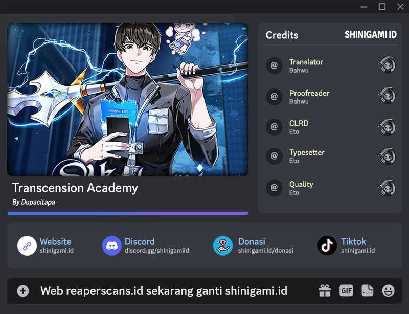 Transcension Academy Chapter 50 - halaman 1