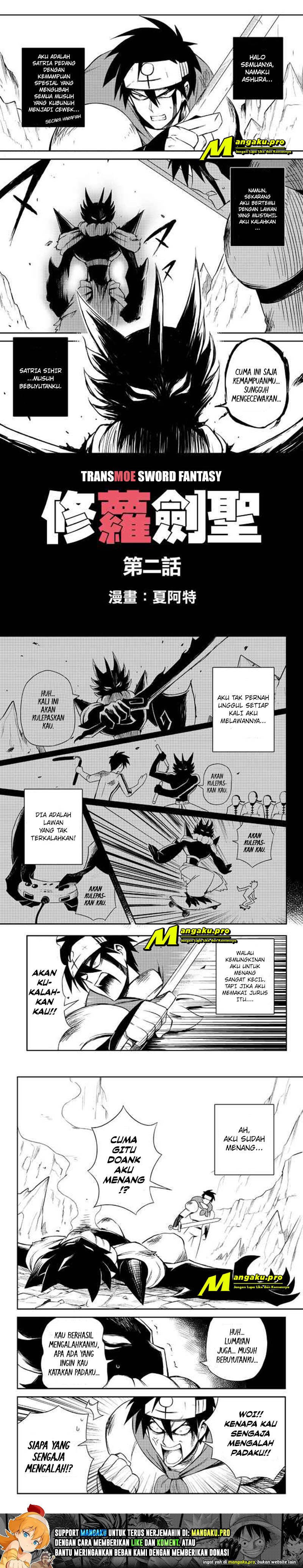 Transmoe Sword Fantasy Chapter 2 - halaman 2