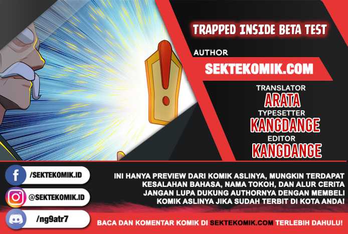 Trapped Inside the Beta Test World for 1000 Years Chapter 2 - halaman 1