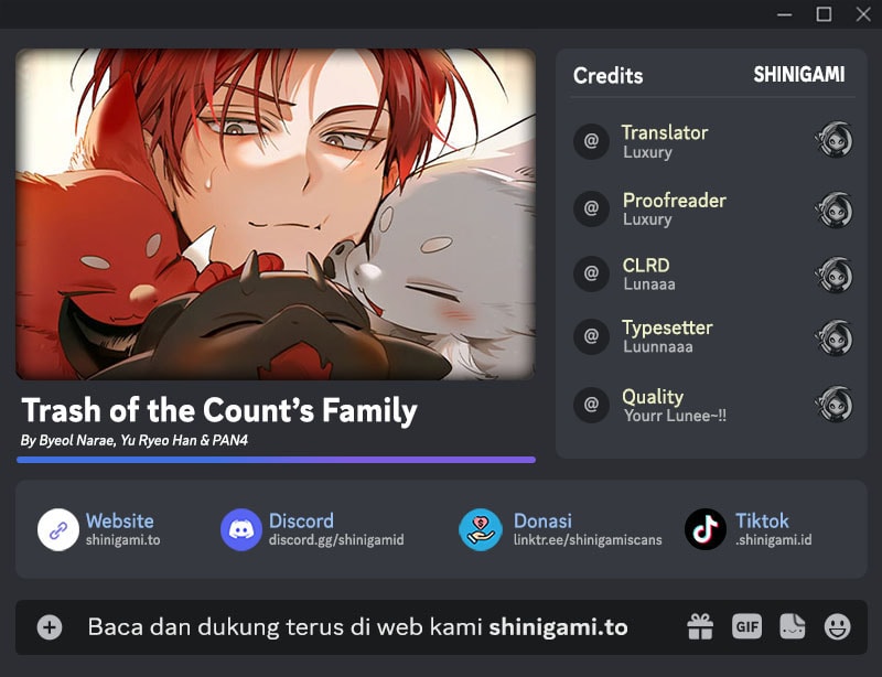 Trash of the Count’s Family Chapter 162 - halaman 1