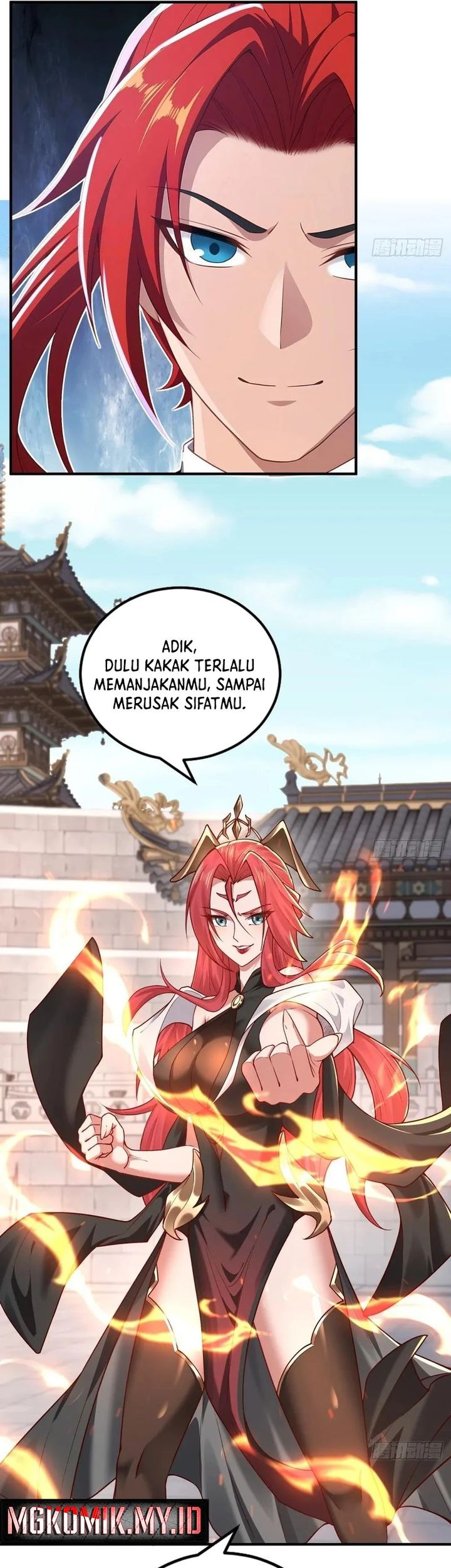 Traveling through time and space to become an unlucky NPC: I have a wife to protect me Chapter 114 - halaman 1
