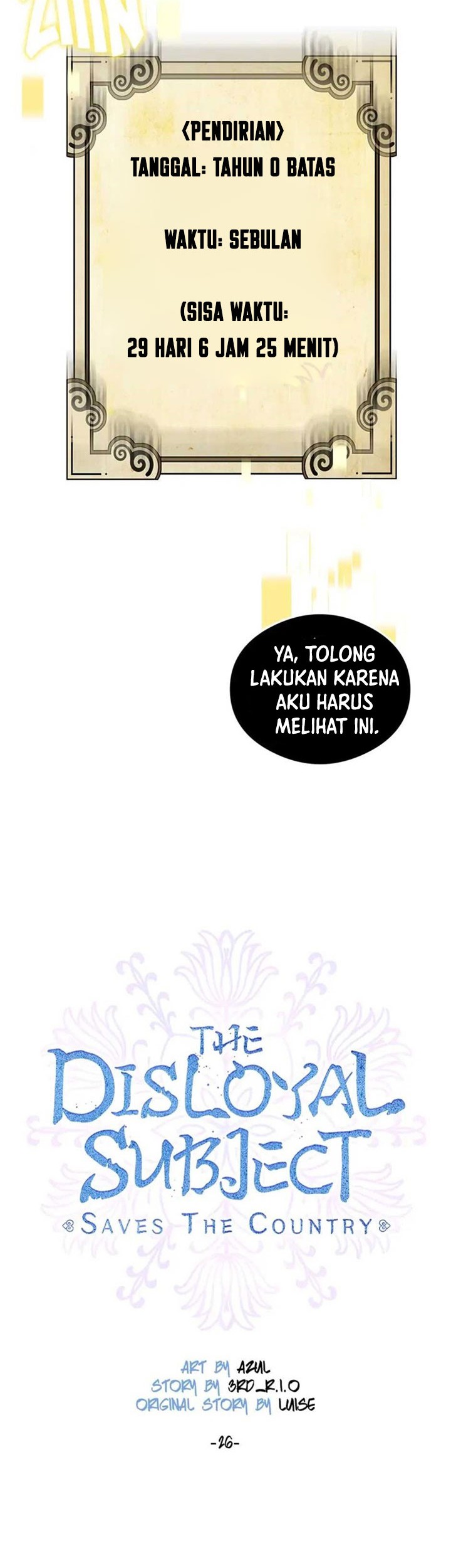 Treacherous Subject Saves the Country Chapter 26 - halaman 7