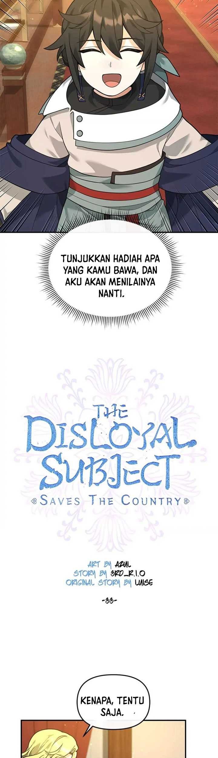 Treacherous Subject Saves the Country Chapter 33 - halaman 6