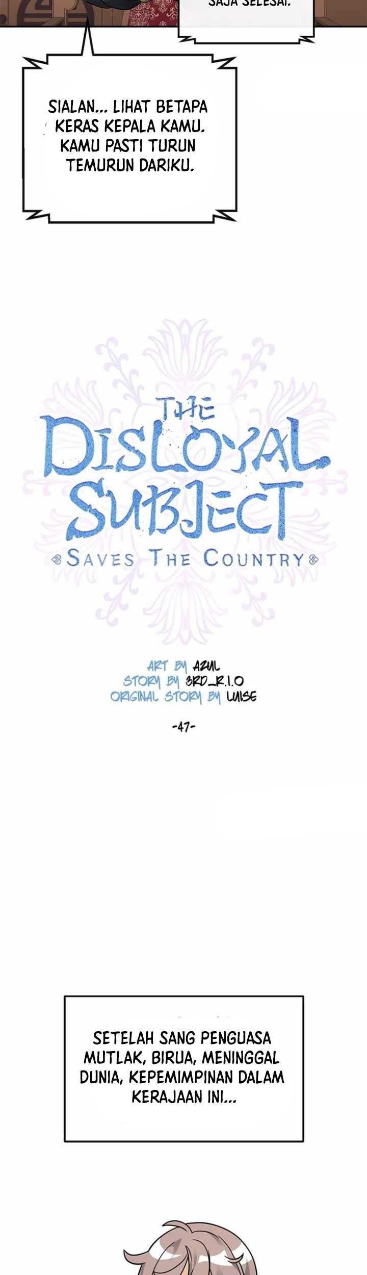 Treacherous Subject Saves the Country Chapter 47 - halaman 8