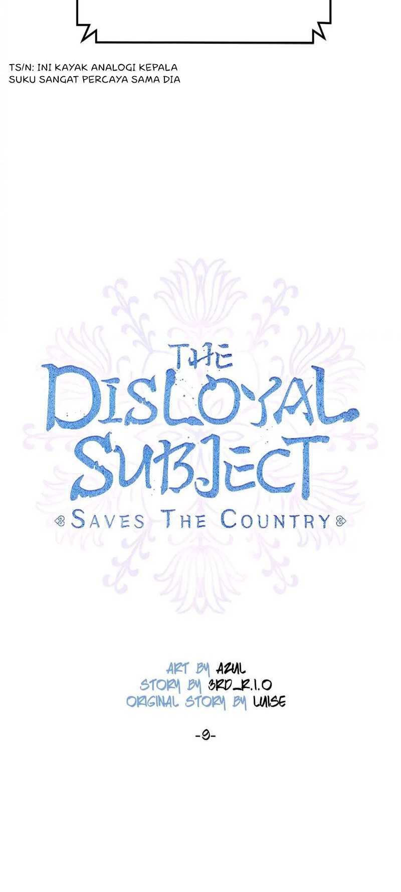 Treacherous Subject Saves the Country Chapter 9 - halaman 5