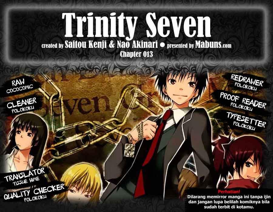 Trinity Seven Chapter 13 - halaman 1