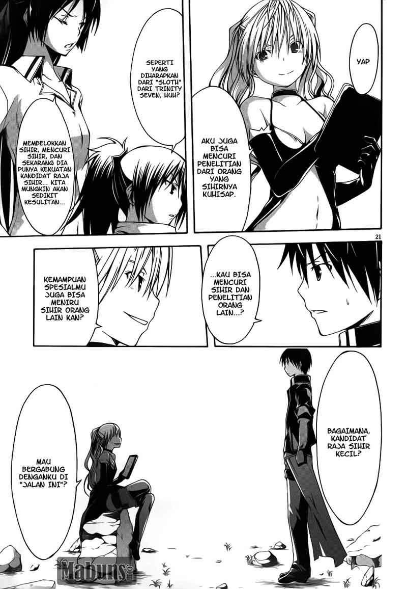 Trinity Seven Chapter 13 - halaman 22