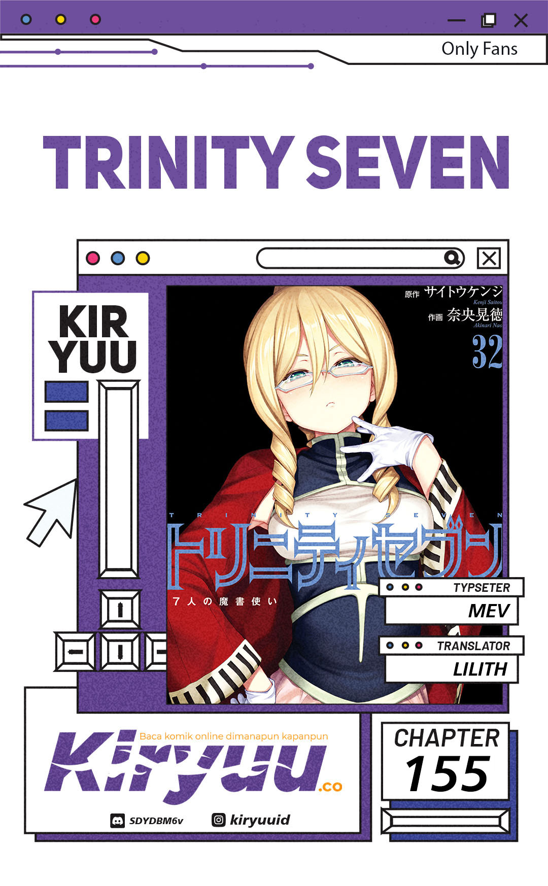 Trinity Seven Chapter 155 - halaman 1