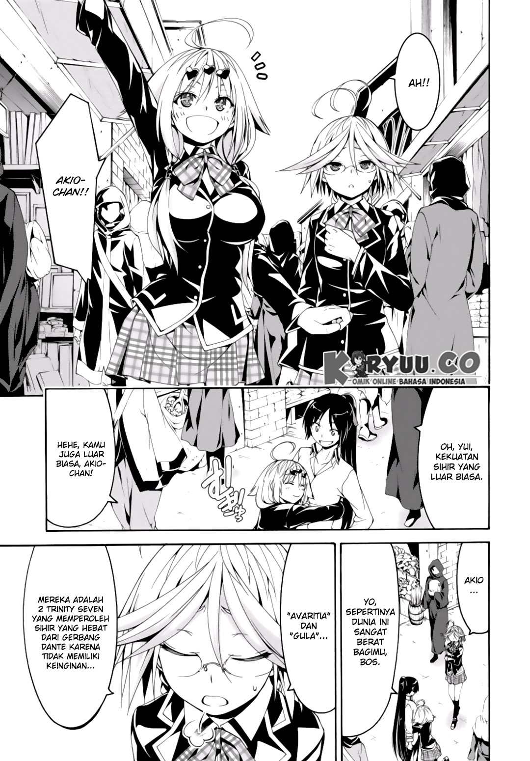 Trinity Seven Chapter 73 - halaman 8