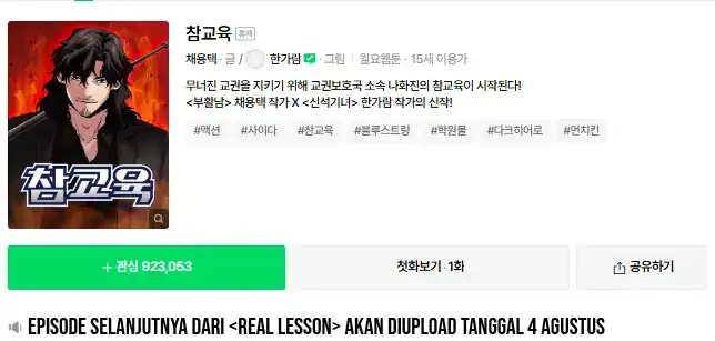 True Education Chapter 156.1 - halaman 1