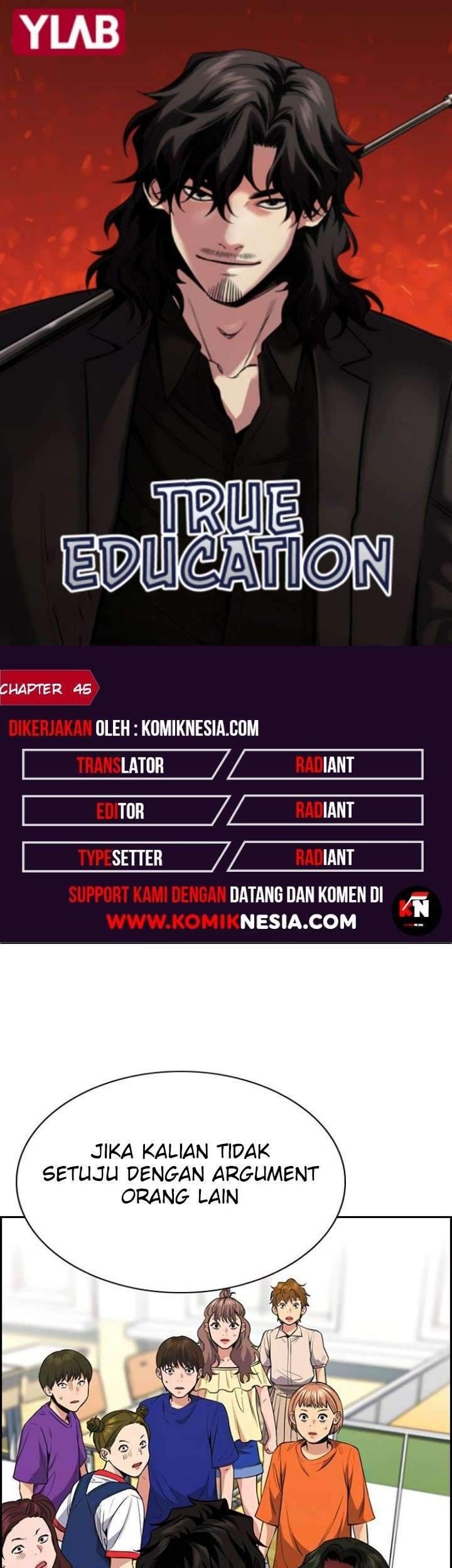 True Education Chapter 45 - halaman 1