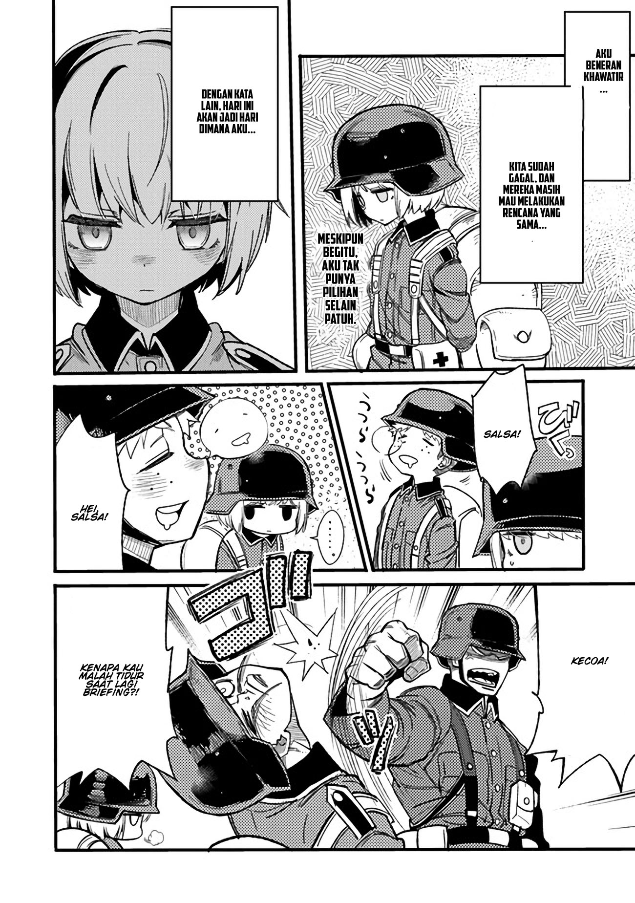 TS Eiseihei-san no Senjou Nikki Chapter 3.1 - halaman 5