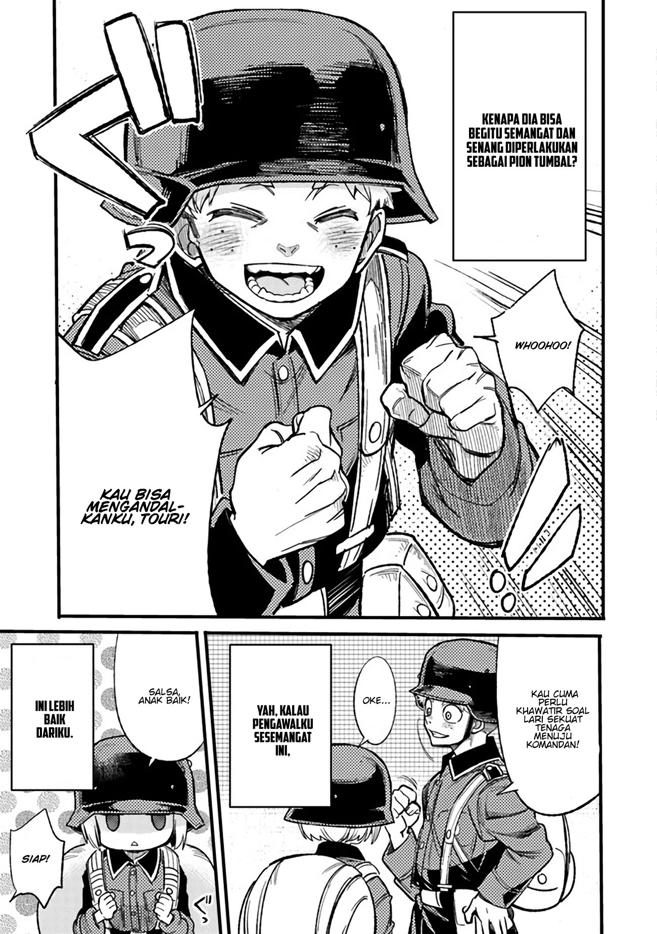 TS Eiseihei-san no Senjou Nikki Chapter 3.1 - halaman 8