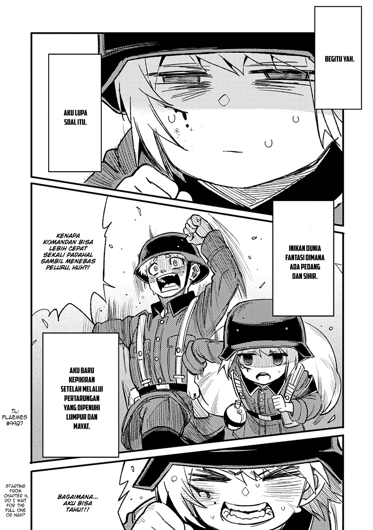 TS Eiseihei-san no Senjou Nikki Chapter 3.2 - halaman 15