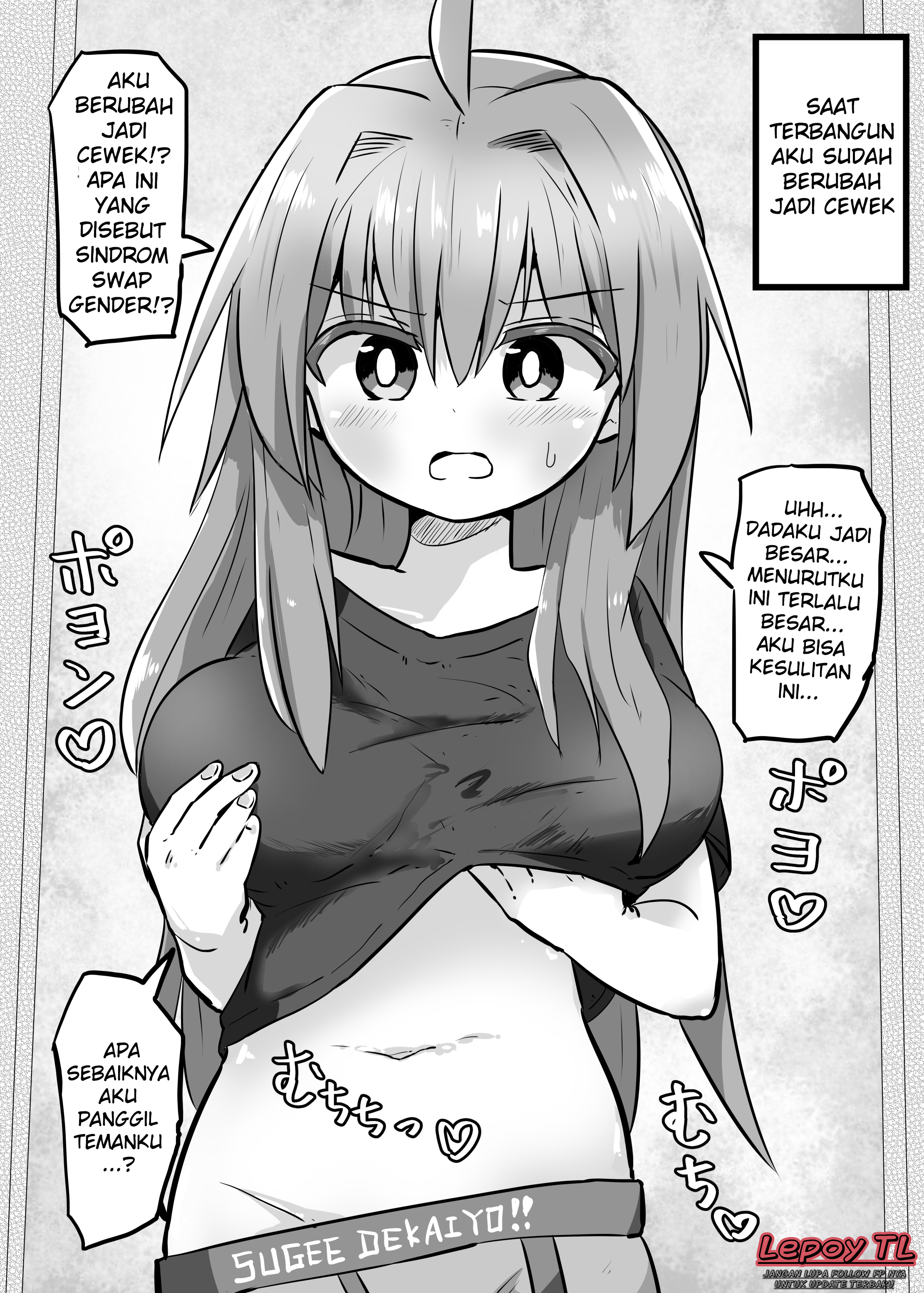 TS Shita Kedo Mune ga Deka Sugiru Chapter 1 - halaman 1