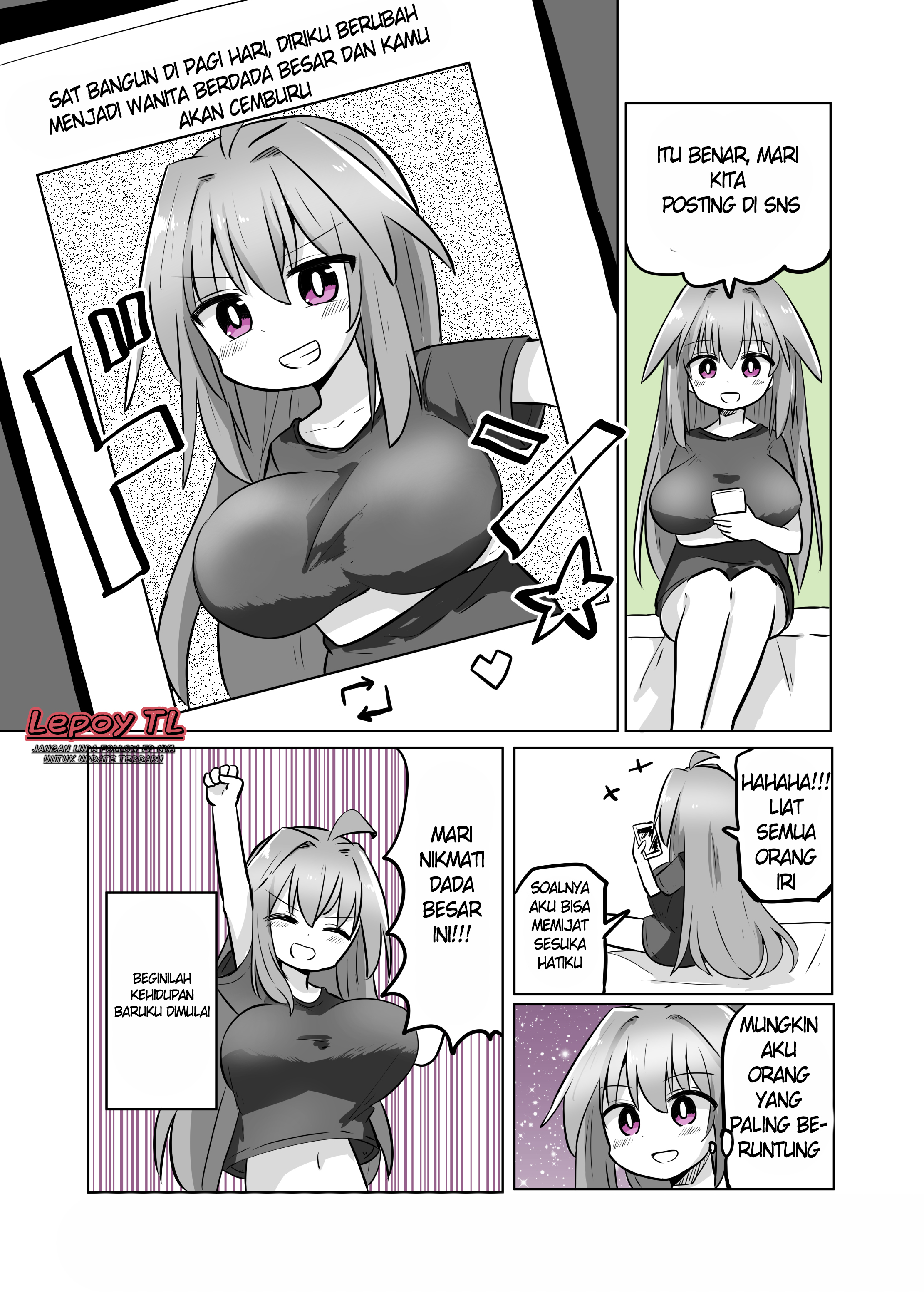 TS Shita Kedo Mune ga Deka Sugiru Chapter 11 - halaman 1
